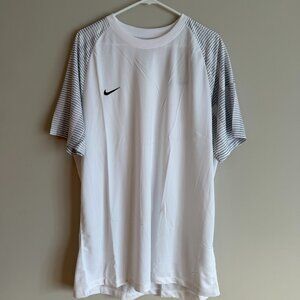 Nike DH8033-100 Mens 2XL Dri-FIT Academy Soccer Performance Jersey Shirt White